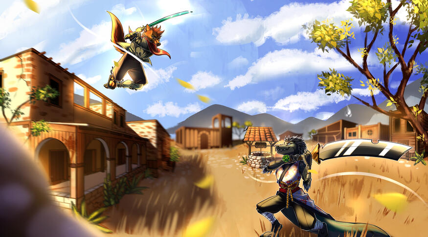 Full Scene - Furry Commission